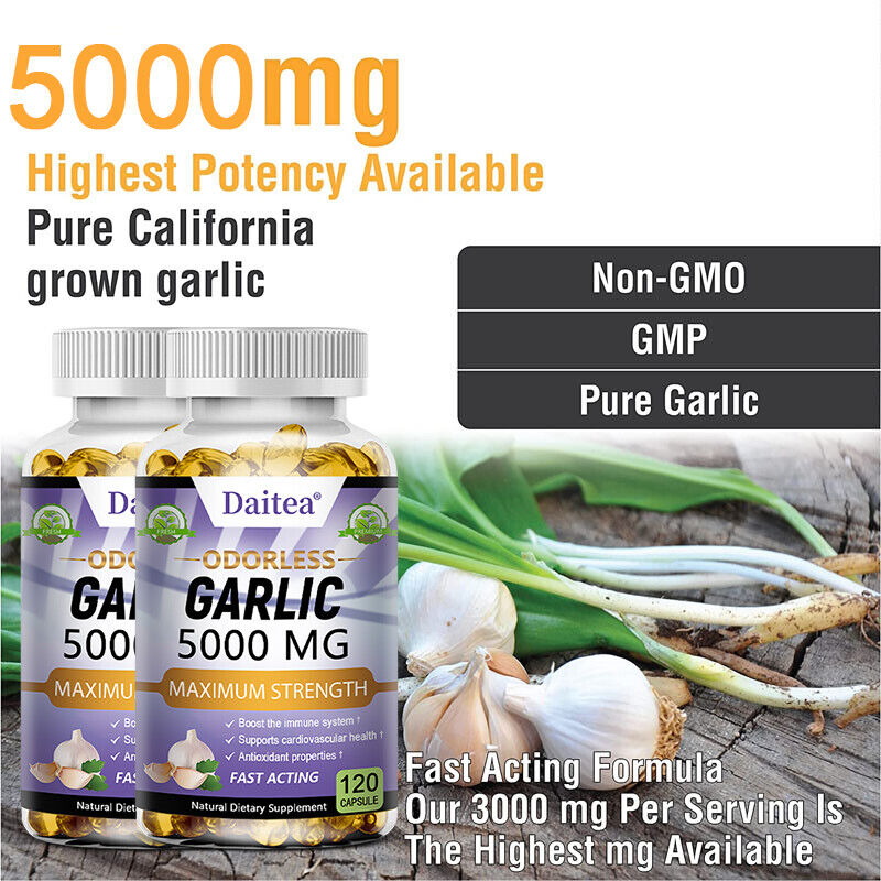 Daitea Ordorless Garlic 5000 MG