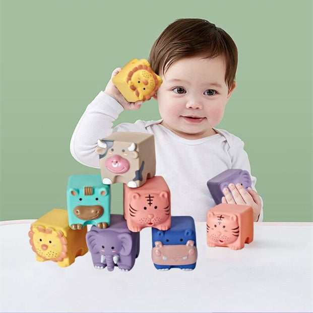 Soft Plastic Building Blocks For Infants And Young Children