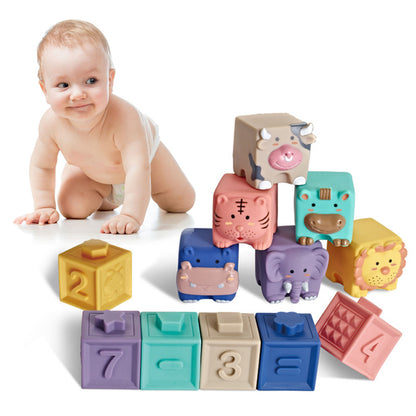 Soft Plastic Building Blocks For Infants And Young Children