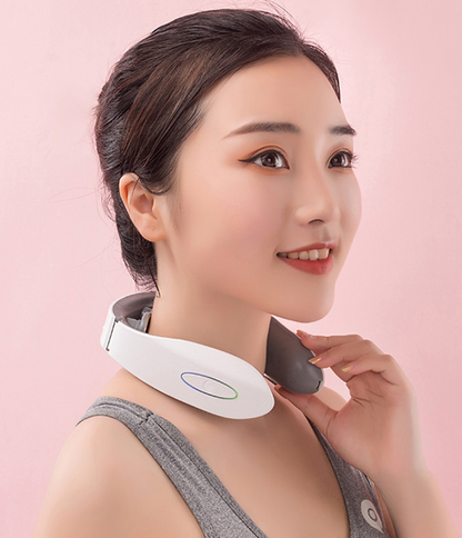 Neck Massager & Muscle Vibration USB Charging Electric Therapy Pain Relief Health Care Tool