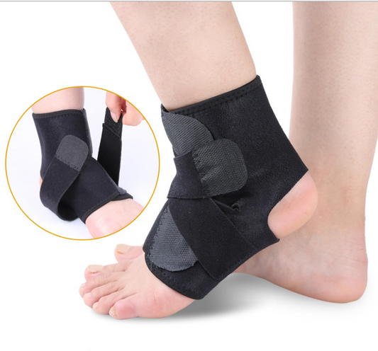 Ankle Protection Brace & Adjustable Sport Elastic Breathable Wrap Pad For Foot Protection