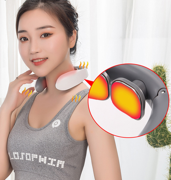 Neck Massager & Muscle Vibration USB Charging Electric Therapy Pain Relief Health Care Tool