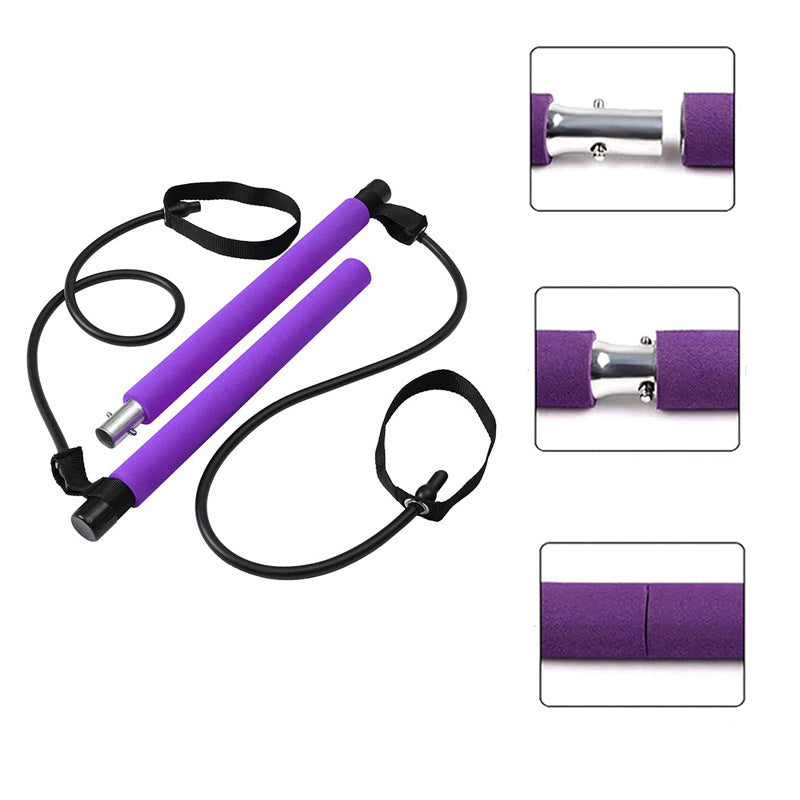 Fitness Yoga Pilates Elastic Bodybuilding Resistance Bands & Home Trainer Workout Equipment