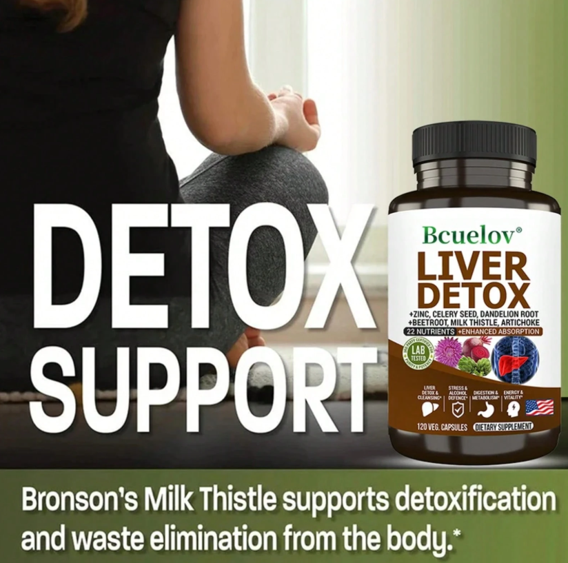 Bcuelov Liver Detox & Support Herbal Nutrient Capsule