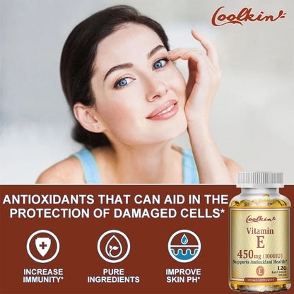 Coolkin Vitamin E 450 mg, Supports Immune Function
